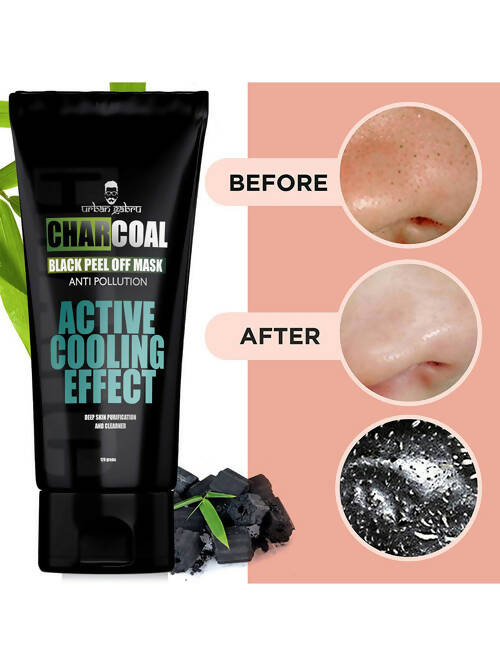 Urbangabru Charcoal Black Peel Off Mask  Grab2Buy Urbangabru Grab2Buy