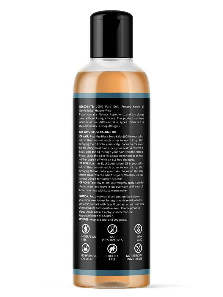 Vanalaya Cold Pressed Kalonji Oil  Grab2Buy Vanalaya Grab2Buy