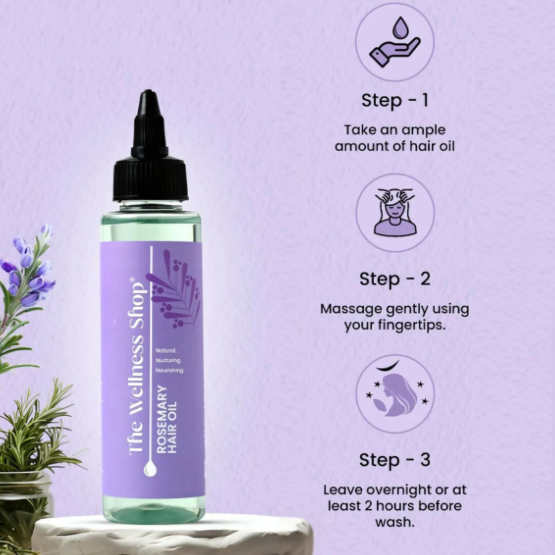 The Wellness Shop Rosemary Hair Oil  Grab2Buy The Wellness Shop Grab2Buy