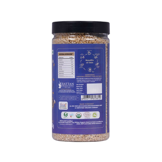 Nutriorg Certified Organic Steelcut Oats - Grab2buy