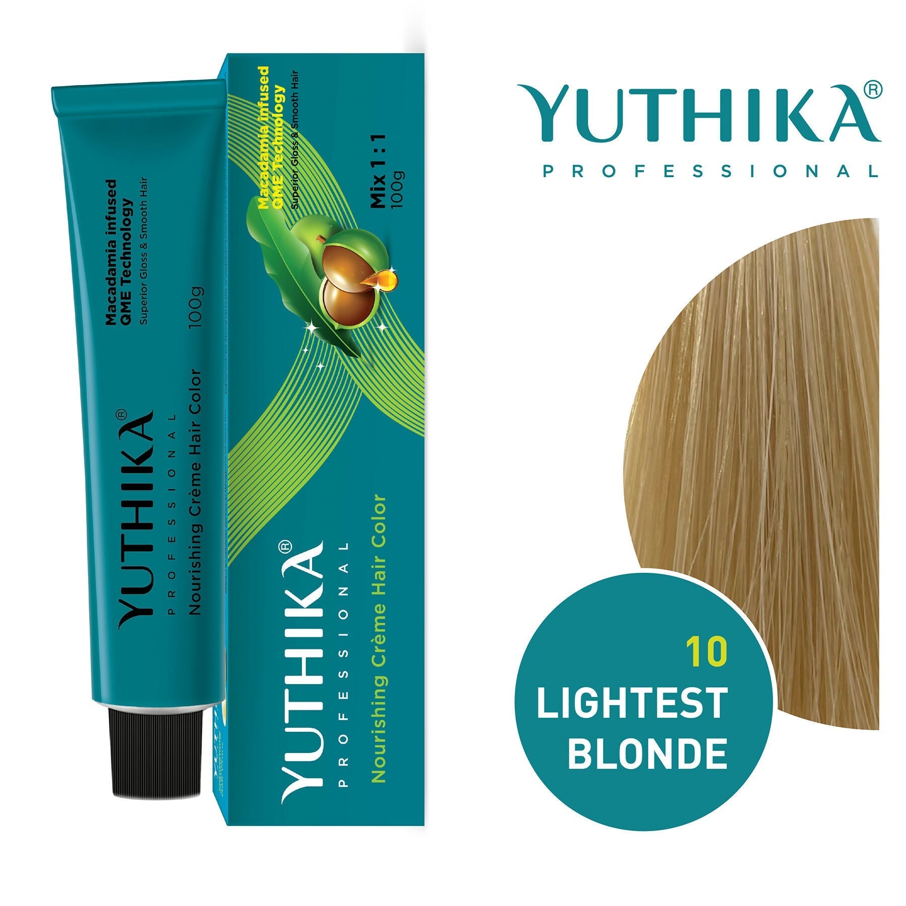 Yuthika Professional Creme Hair Colour - Lightest Blonde  Grab2Buy Yuthika Grab2Buy
