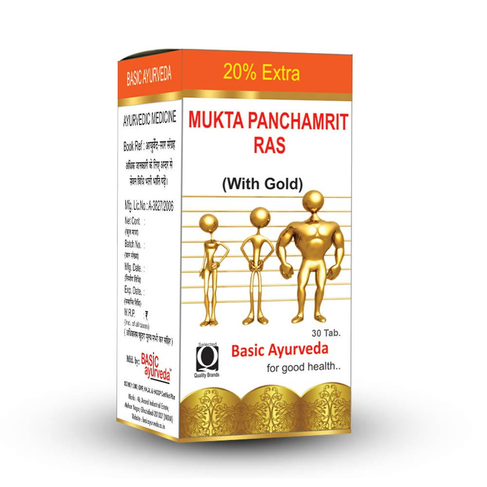 Basic Ayurveda Mukta Panchamrit Ras - Limited Time Offer Genie India