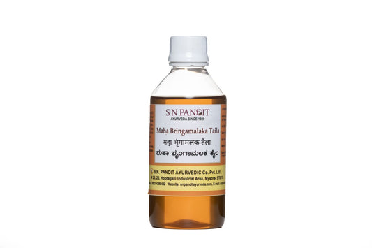 S N Pandit Ayurveda Maha Bringamalaka Taila | Grab2Buy