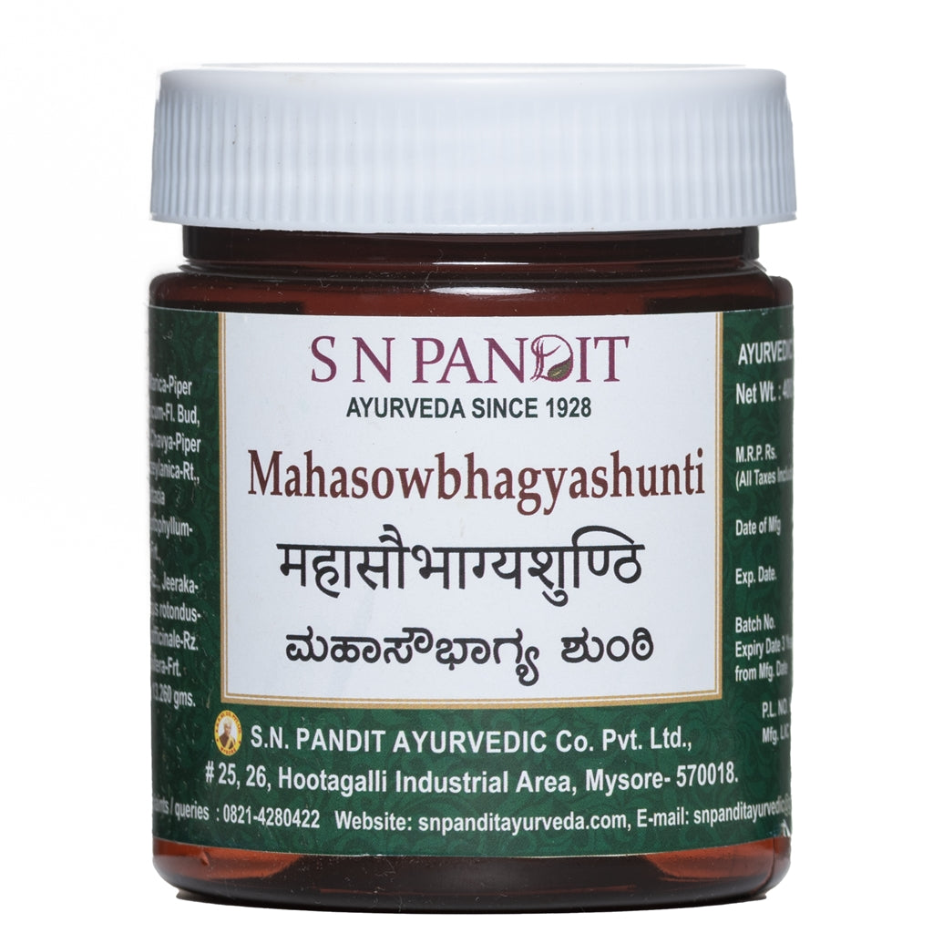S N Pandit Ayurveda Maha Sowbhagya Shunti 