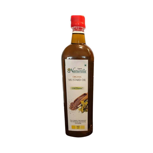 Farm Naturelle Organic Wood Pressed Black Mustard Oil - Grab2buy