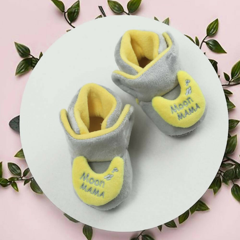 Tiny Bugs For Boys & Girls Baby Winter Booties - Grey  Grab2Buy Tiny Bugs Grab2Buy