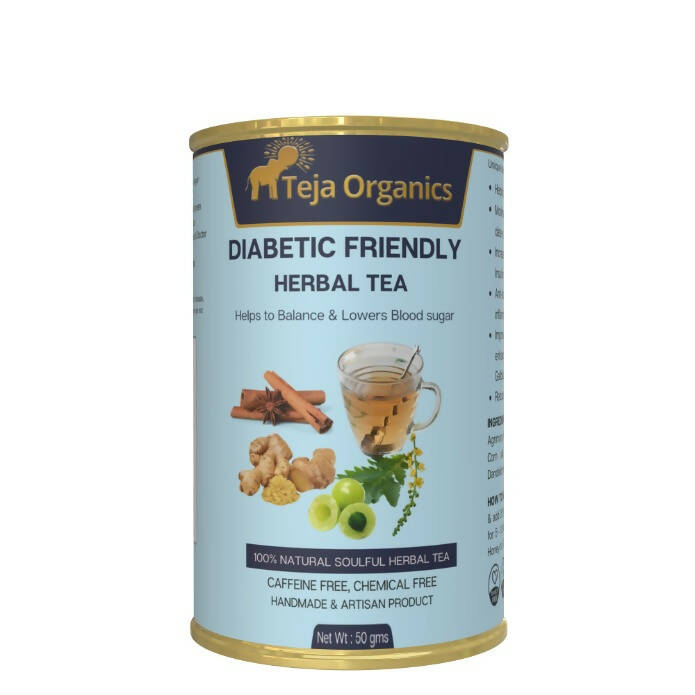 Teja Organics Diabetic Friendly Herbal Tea  Grab2Buy Teja Organics Grab2Buy