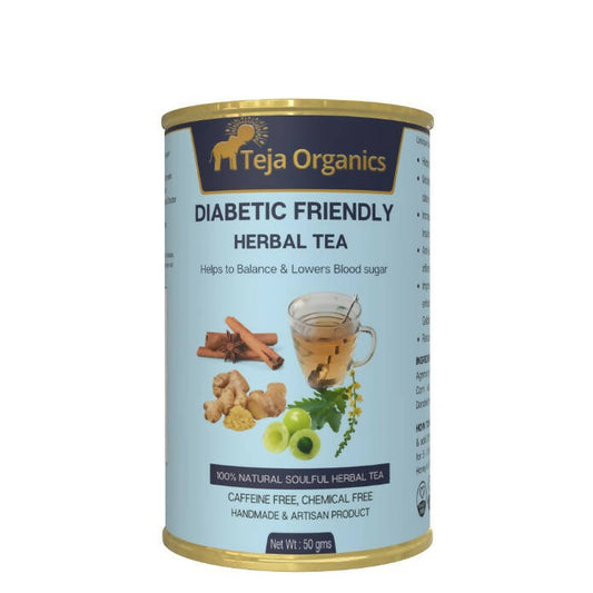 Teja Organics Diabetic Friendly Herbal Tea  Grab2Buy Teja Organics Grab2Buy