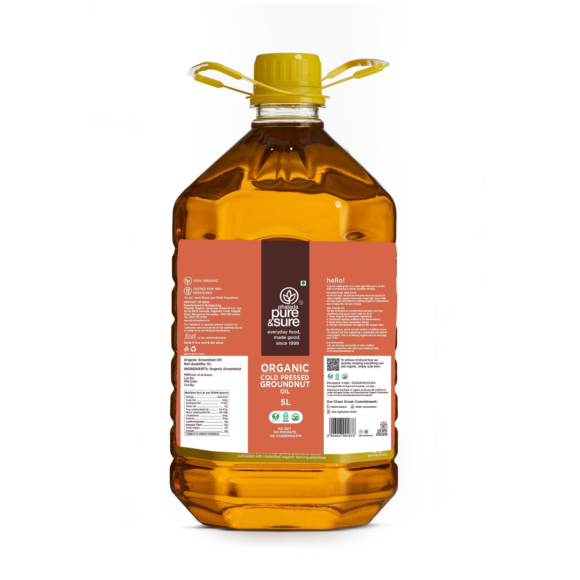 Pure & Sure Organic Groundnut Oil