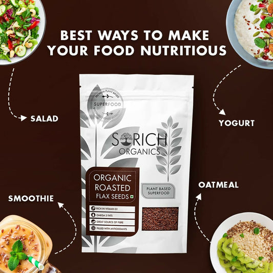 Sorich Organics Roasted Flax Seeds - Grab2buy
