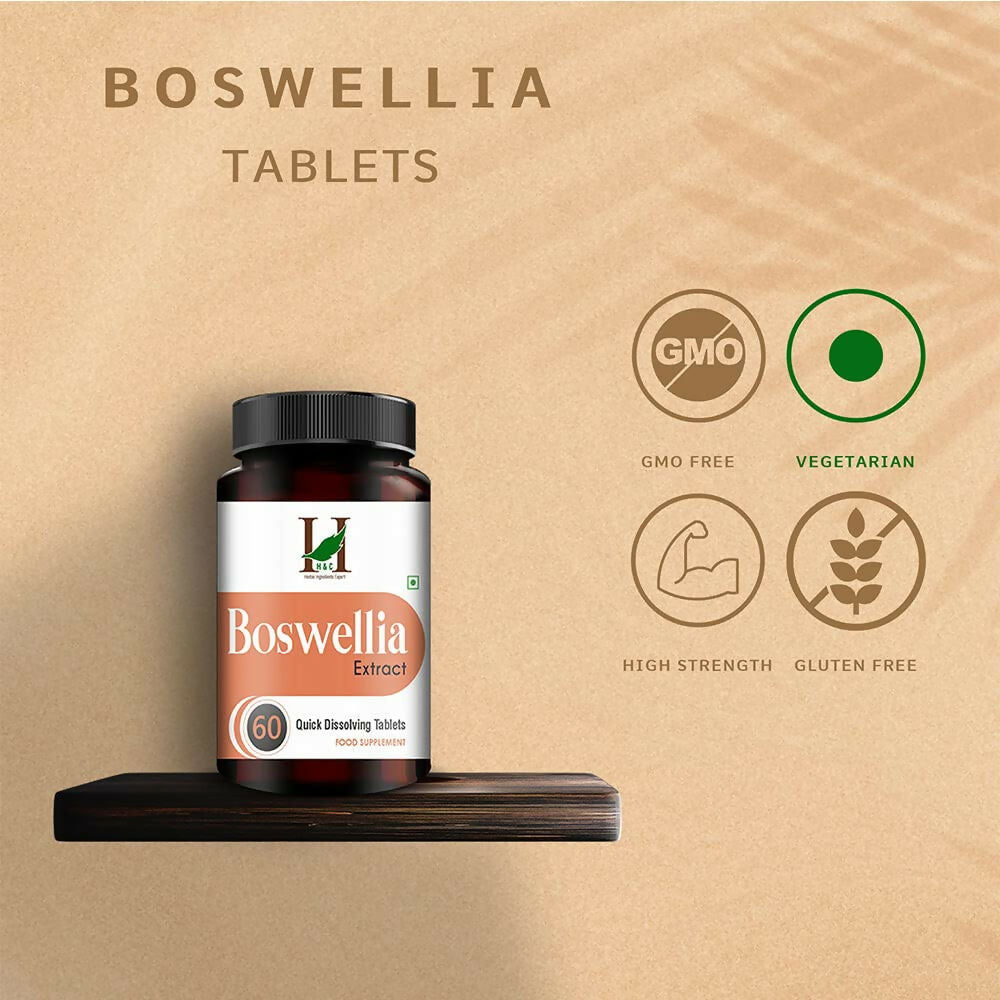 H&C Herbal Boswellia Extract Quick Dissolving Tablets 