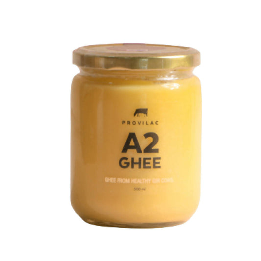 Provilac Pure Desi Gir Cow's A2 Ghee | Vedic Bilona method ghee | Handmade Curd churned | Grassfed, Cultured, Premium & Traditional Ghee 