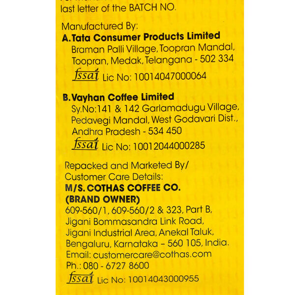 Cothas Coffee Classic Blend Instant Coffee Powder
