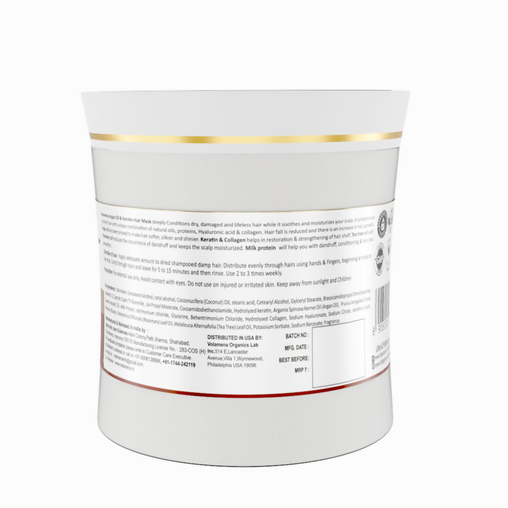 Volamena Argan Oil And Keratin Repair Hair Mask  Grab2Buy Volamena Grab2Buy