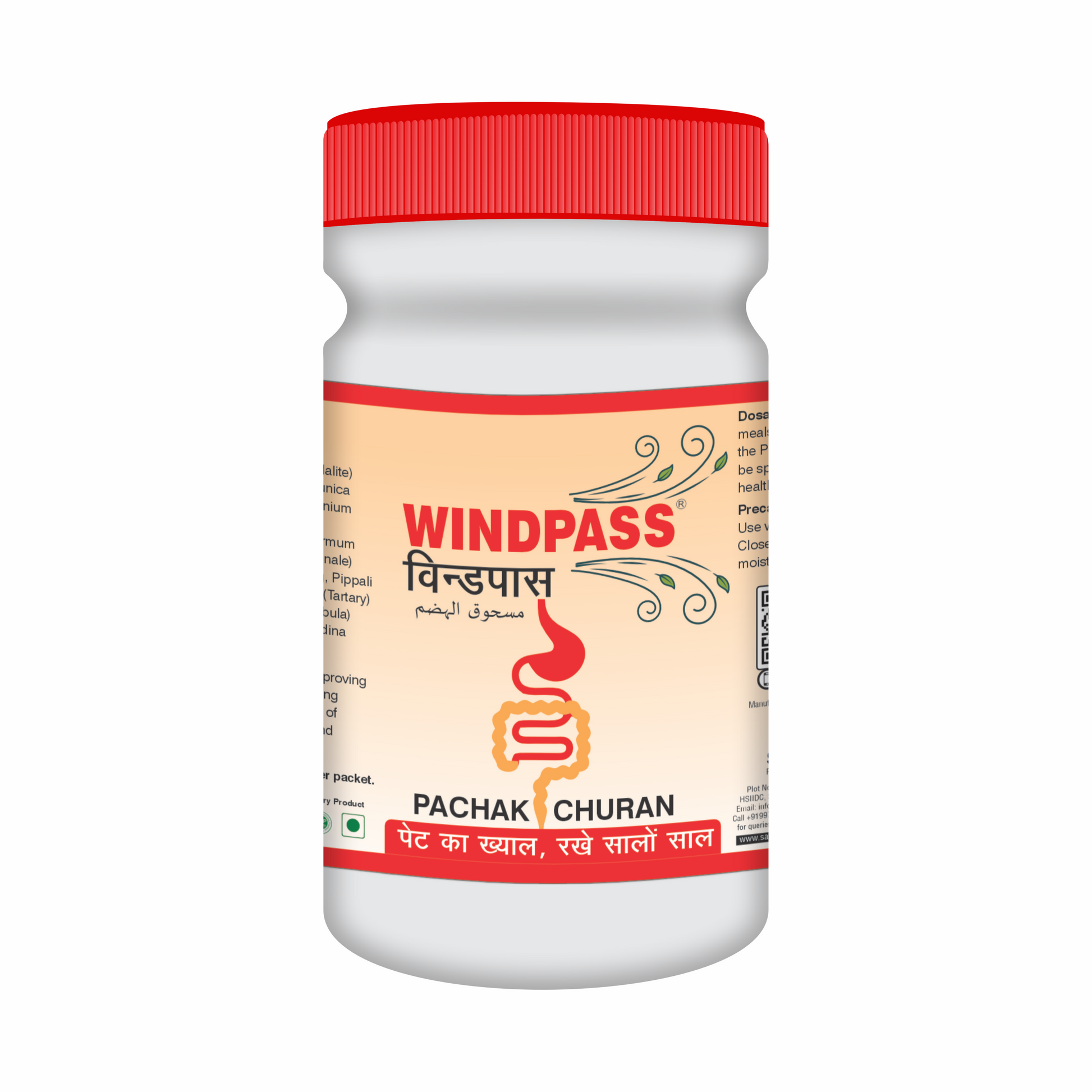 Satya Pharmaceuticals Ayurveda Windpass Pachak Churan 