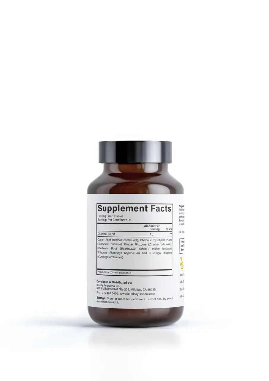Kerala Ayurveda USA Gandharvahasthadi Kwath Tablets