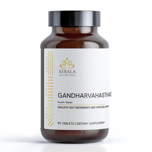 Gandharvahasthadi Kwath - Aids Digestion and Alleviates Bloating (90 Tablets)