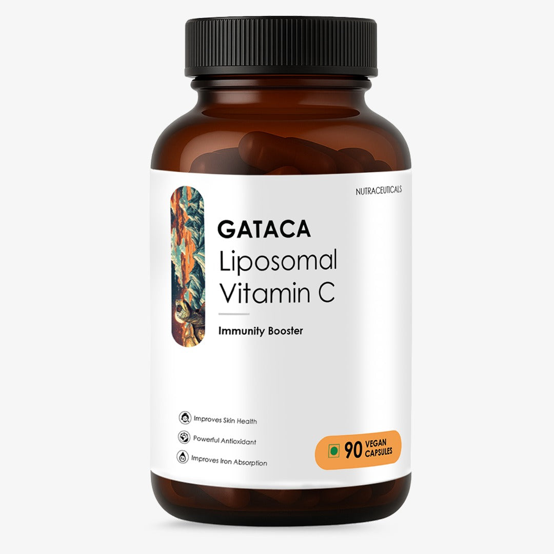 GATACA Liposomal Vitamin C Capsules for High Bioavailability| Immunity, Better Skin & Iron Absorption 