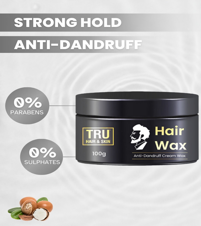 Tru Hair & Skin Strong Hold For 12-Hours Hair Wax Cream with Argan Oil  Grab2Buy Tru Hair & Skin Grab2Buy