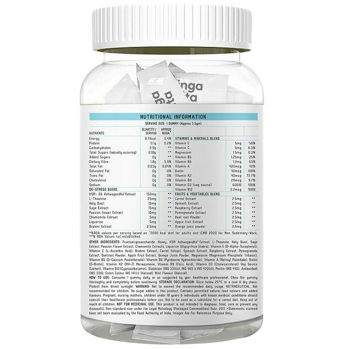 Zingavita De-Stress Gummies 