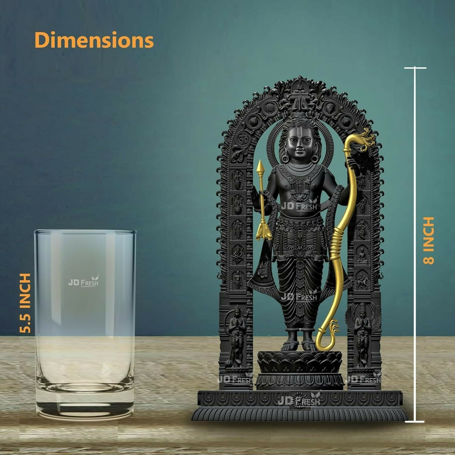 Jd Fresh Shree Ram Lalla Murti In Ayodhya Mandir Ramlalla Temple Idol - Grab2buy