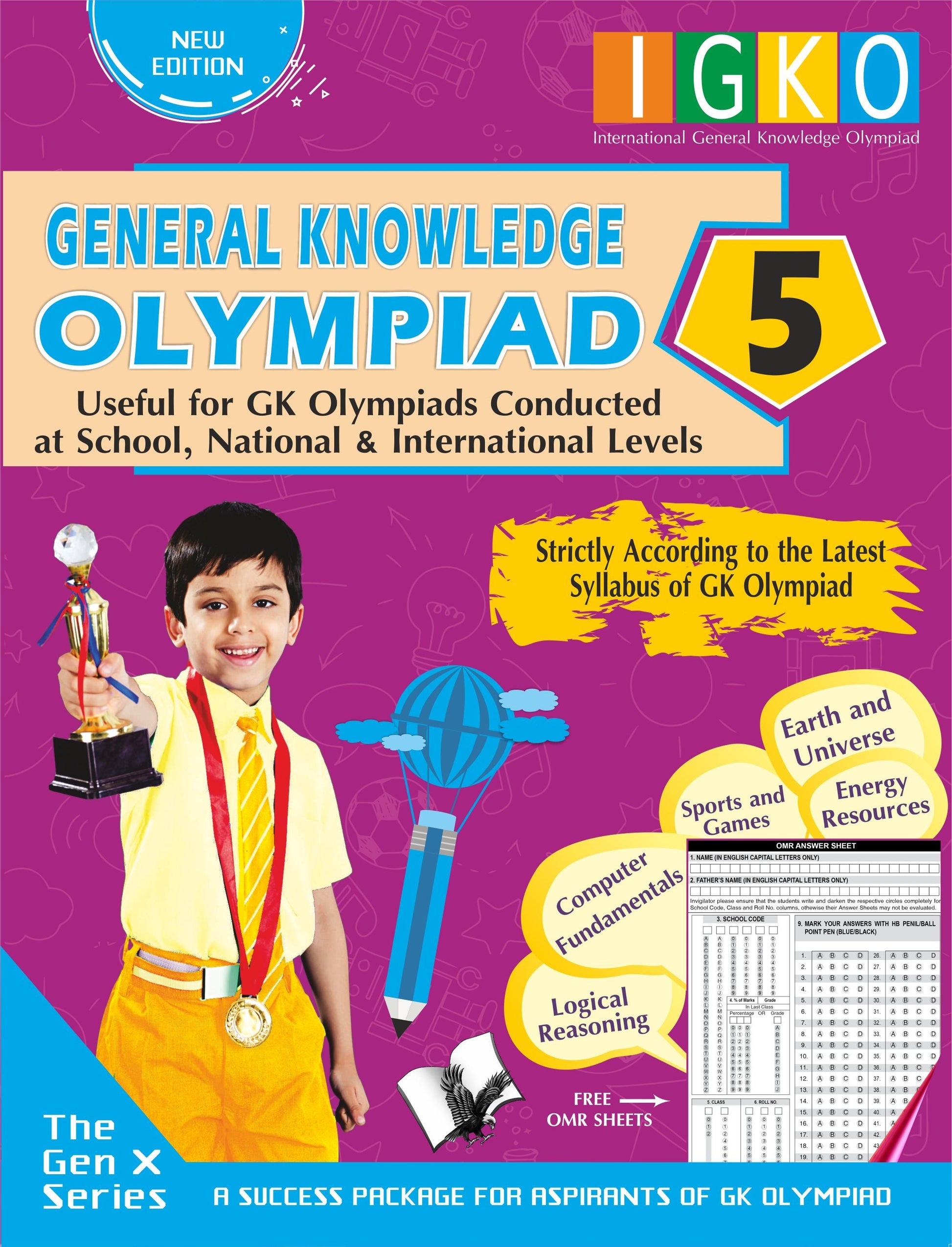 International General Knowledge Olympiad - Class 5(With OMR Sheets) by Varsha Batra
