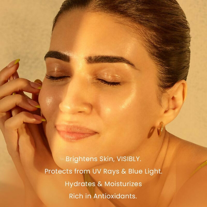Hyphen By Kriti Sanon Golden Hour Glow Serum & Sunscreen SPF 50 Combo 