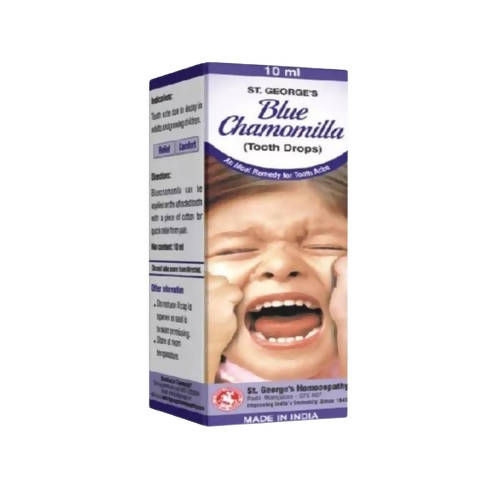 St. George's Homeopathy Blue Chamomilla Tooth Drops 