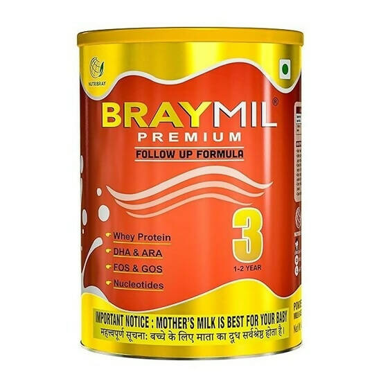 Braymil Premium Follow Up Formula 3 for 1-2 Years Powder 
