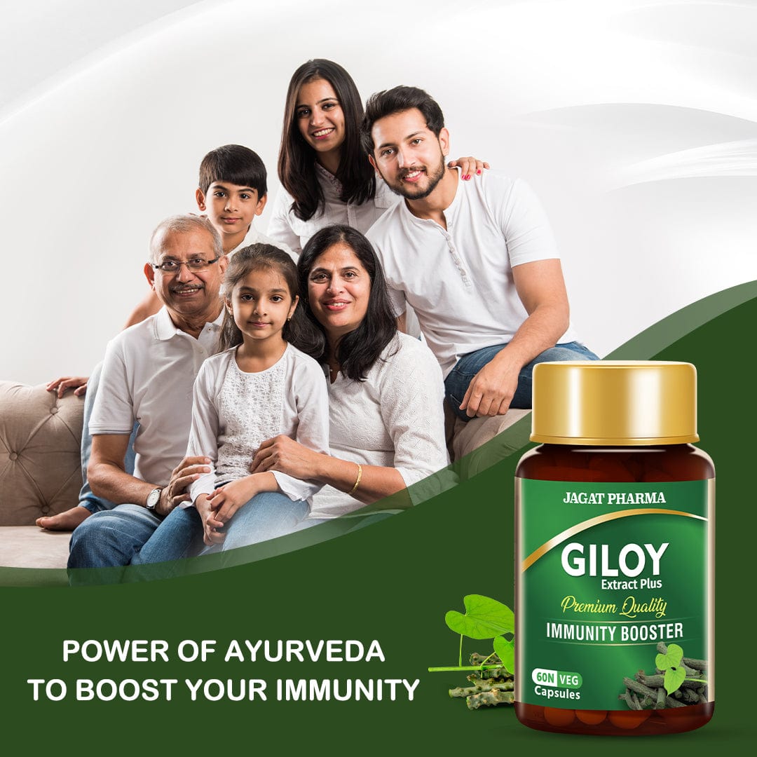 Jagat Pharma Giloy Extract Plus Capsule | Immunity Booster 