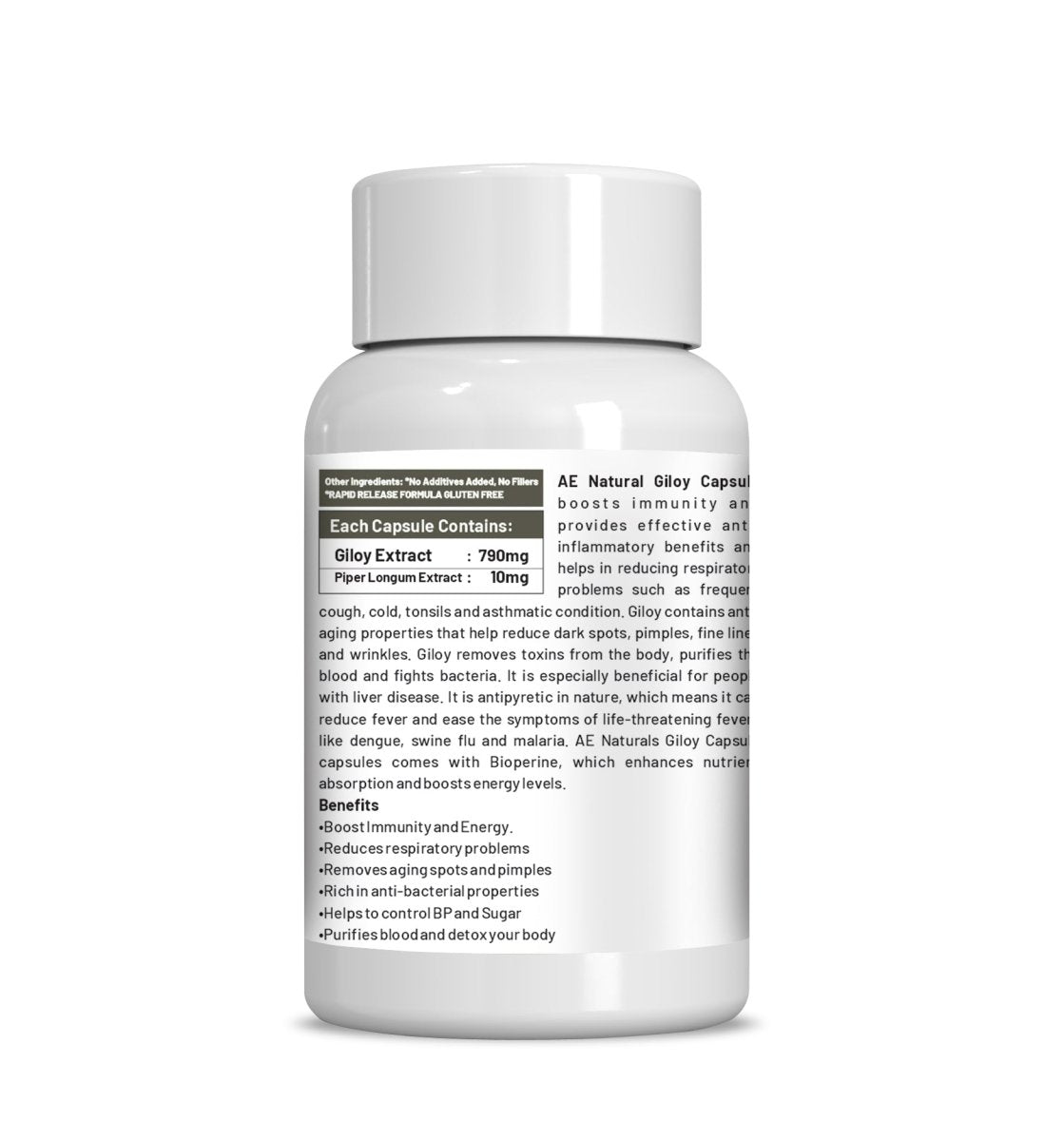 Ae Naturals Giloy Extract Capsules - Grab2buy