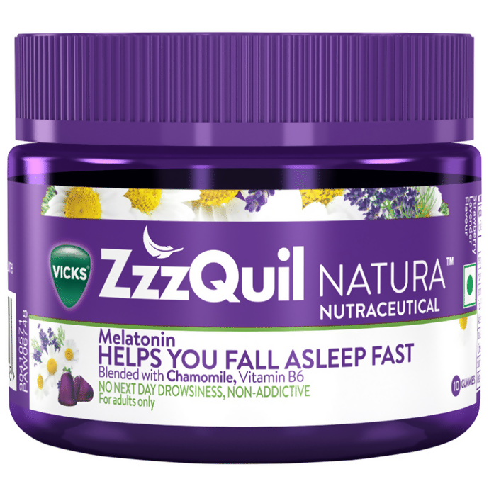Vicks ZzzQuil Natura Melatonin Sleep Gummies 