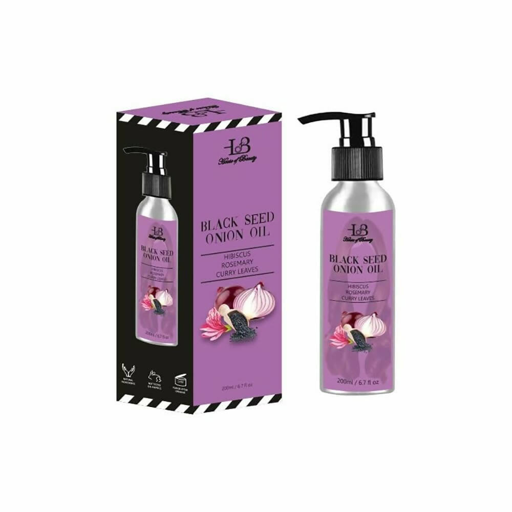 House Of Beauty Black Seed Onion Oil with Hibiscus Hair Oil 
