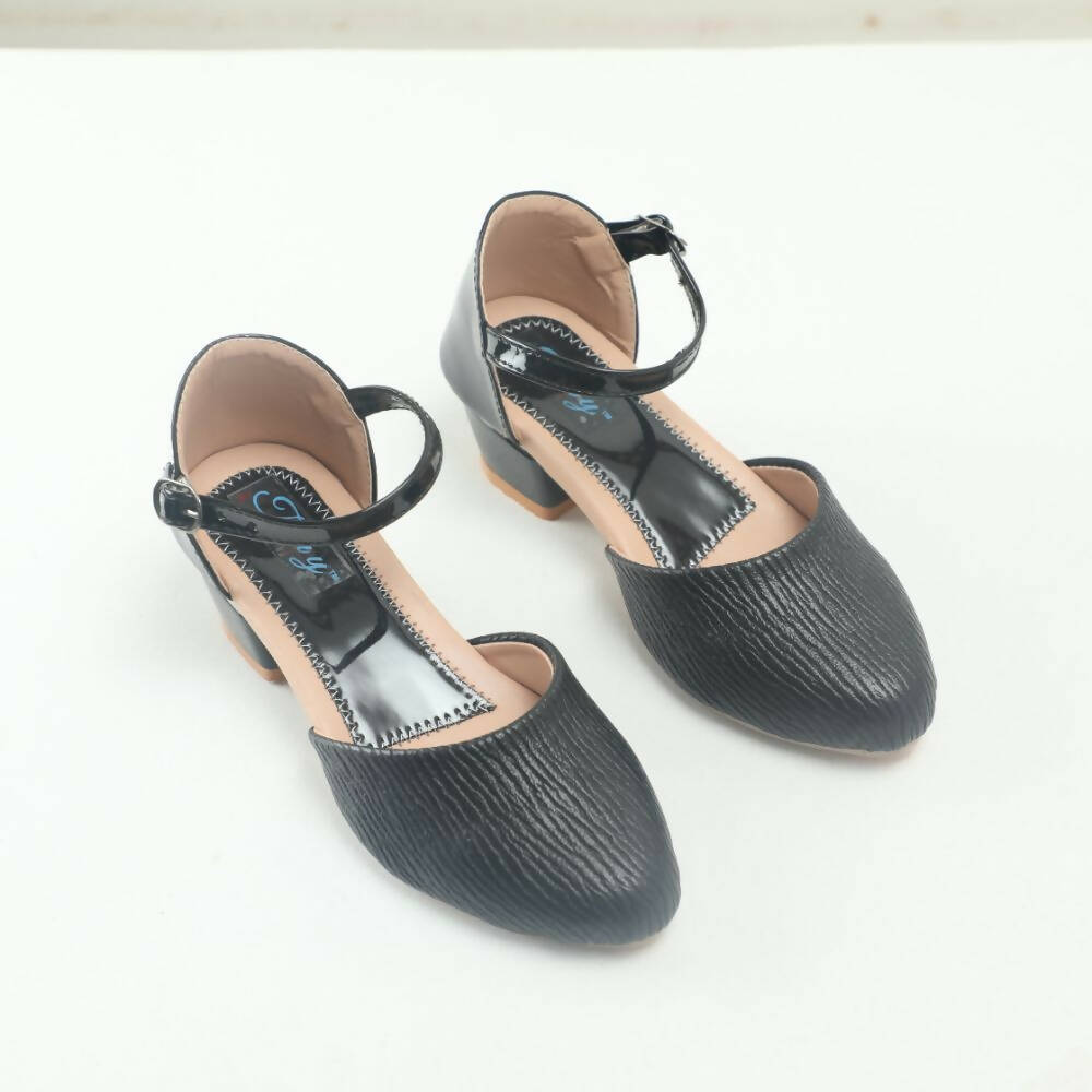 Tiny Bugs Girls Party Wear Ballerinas Heels - Black  Grab2Buy Tiny Bugs Grab2Buy
