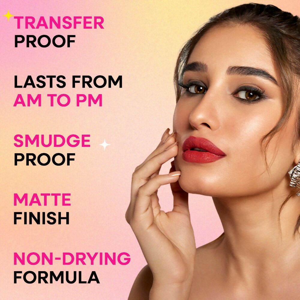 Nykaa Matte To Last ! Transferproof Liquid Lipstick - Gul-17