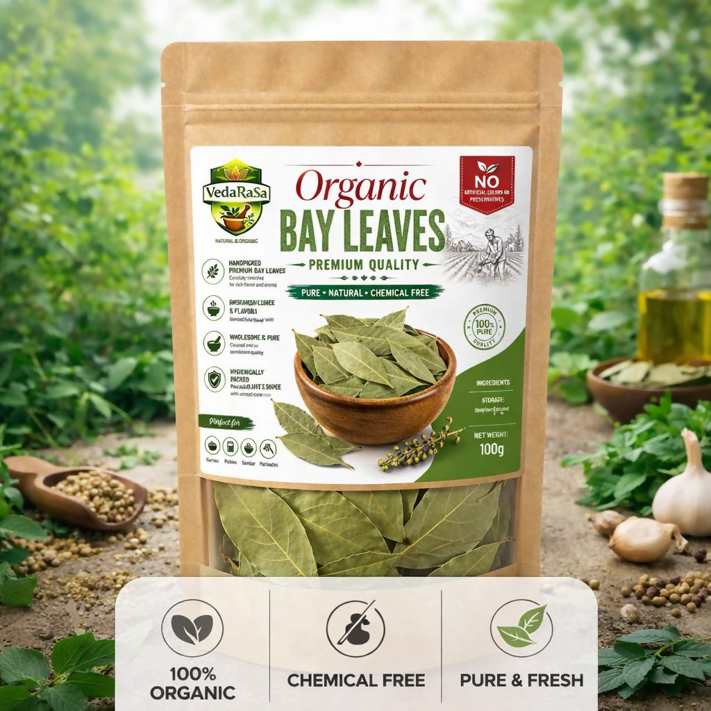 VedaRasa Organic Bay Leaves Premium Quality  Grab2Buy VedaRasa Grab2Buy
