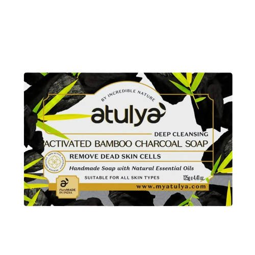 Atulya Activated Bamboo Charcoal Soap - Grab2buy