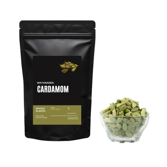 Wayanaden Cardamom Whole (Elaichi) - Grab2buy