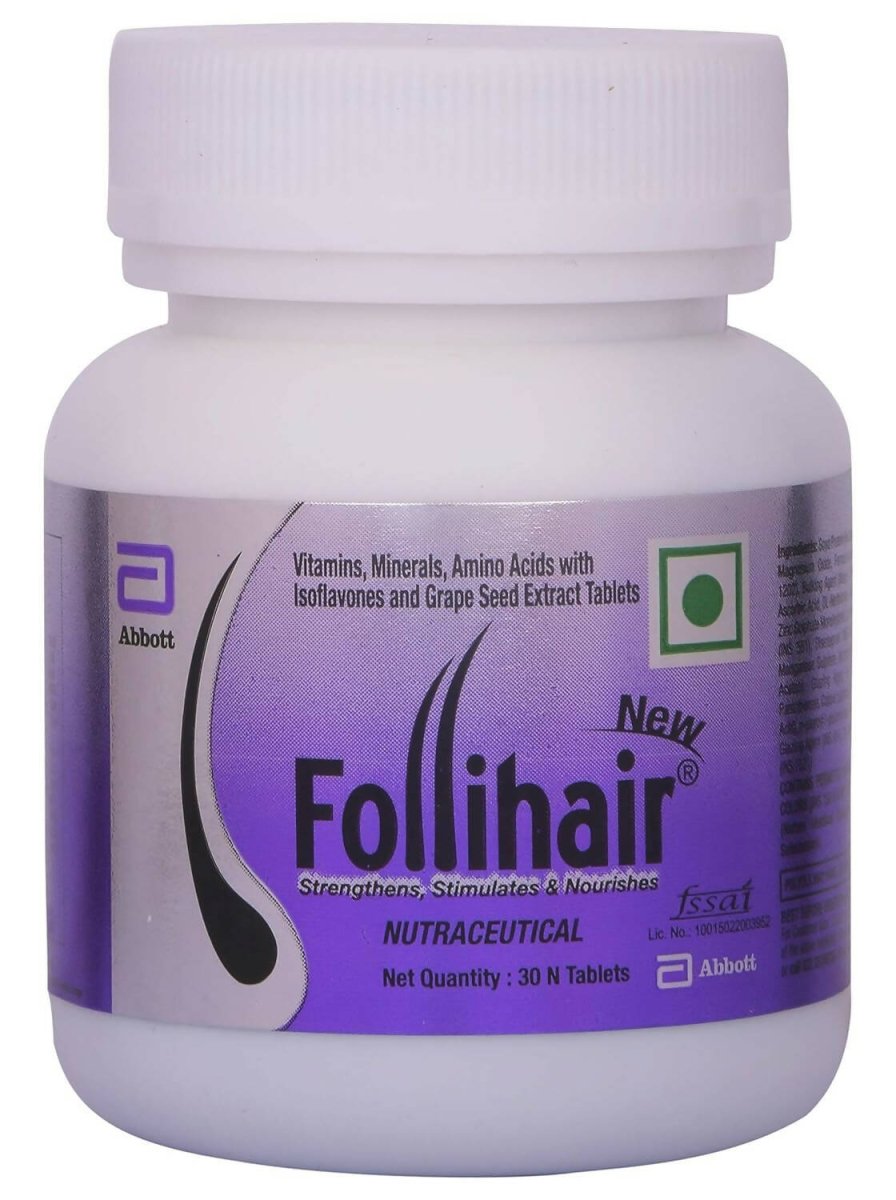Abbott New Follihair Nutraceutical Tablets - Grab2buy
