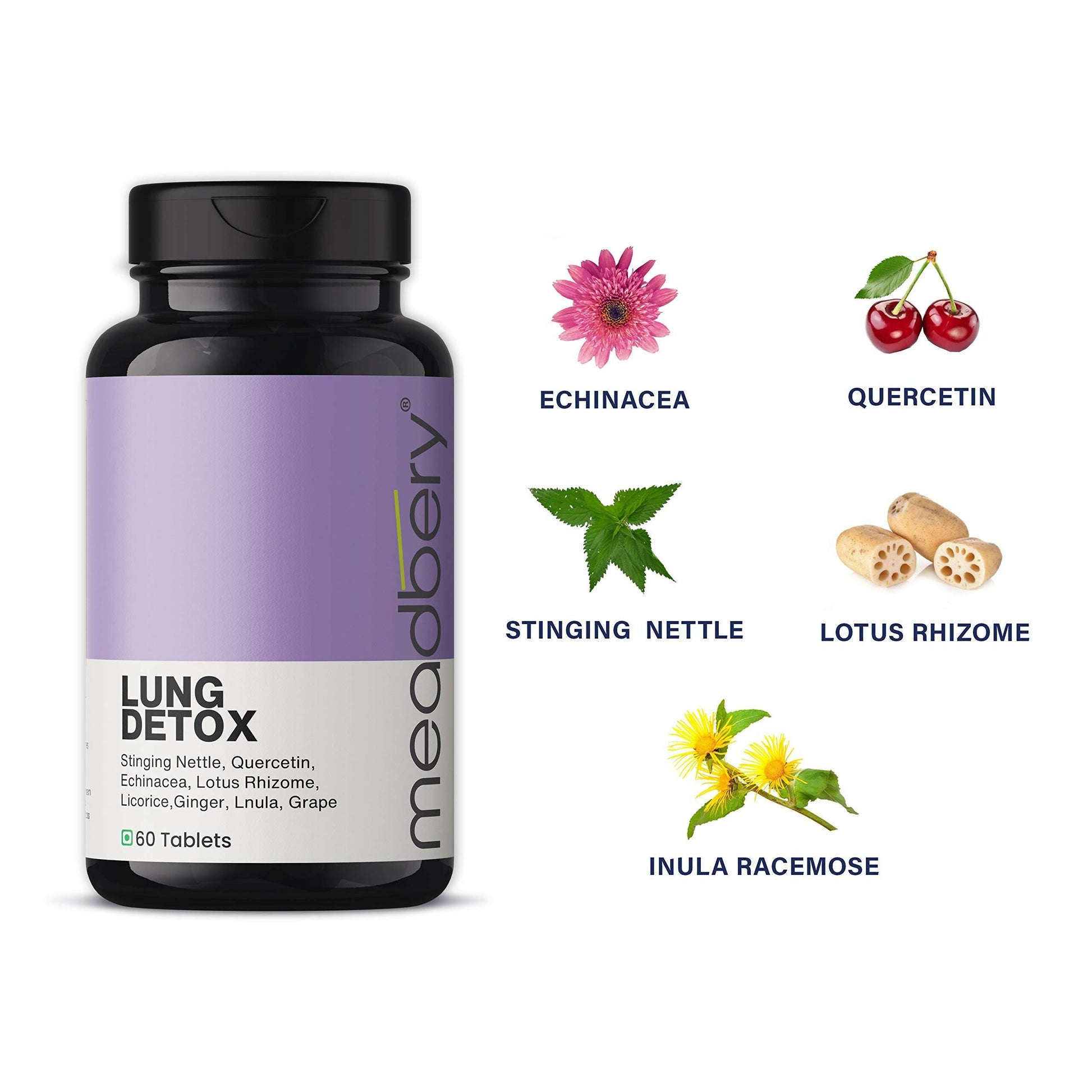 Meadbery Lung Detox Tablets 