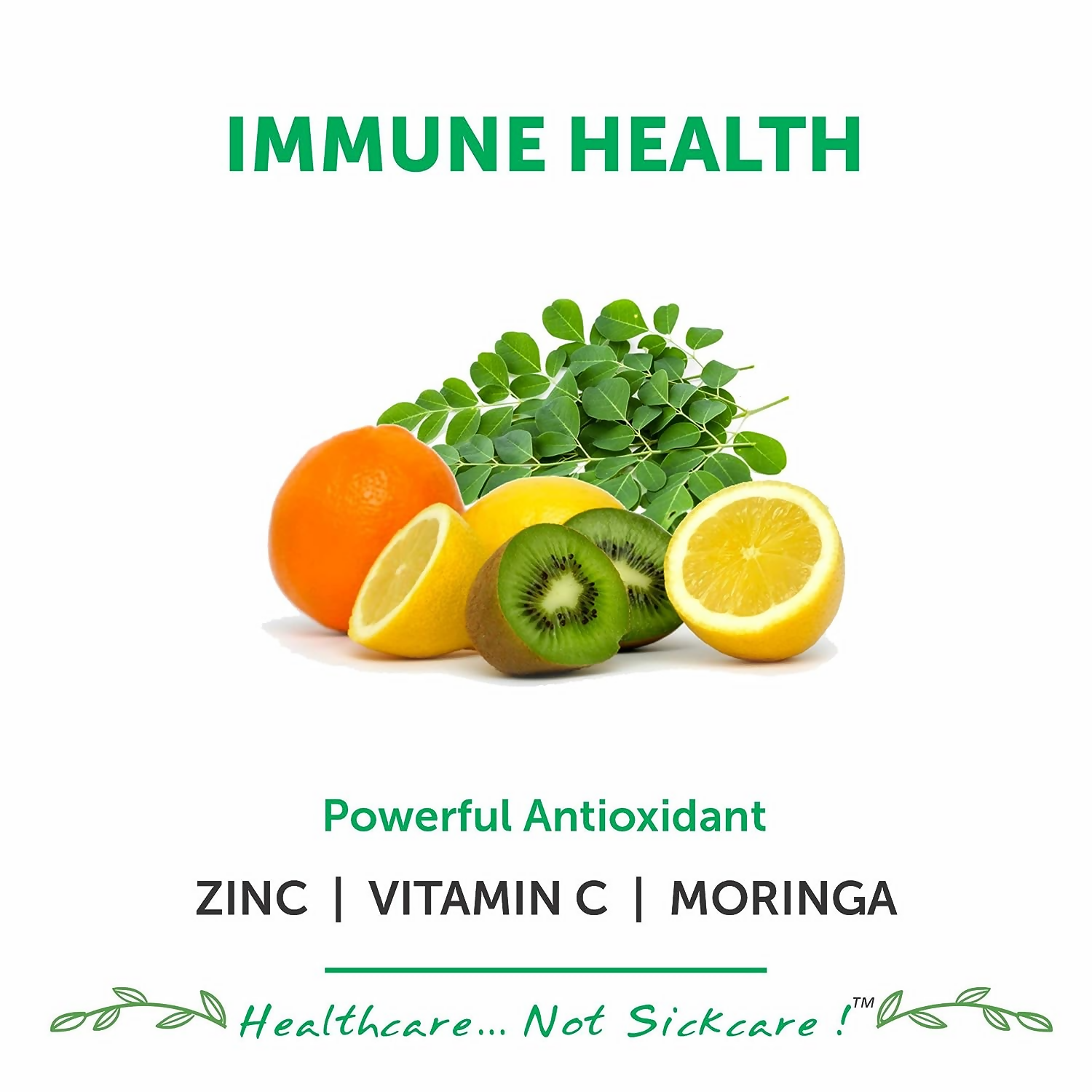 Bliss Welness Zinc Vitamin C+ Moringa Tablets - Grab2buy