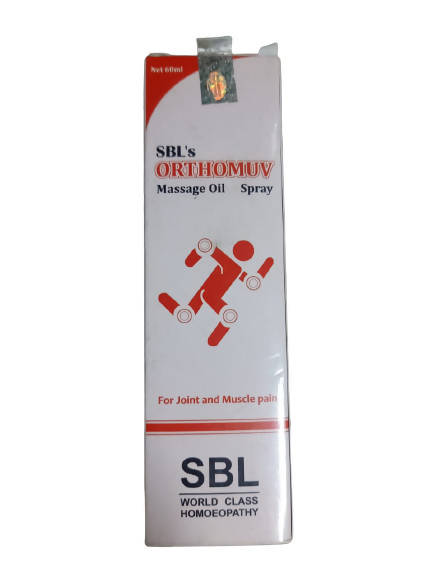 SBL Homeopathy Orthomuv Massage Oil Spray 