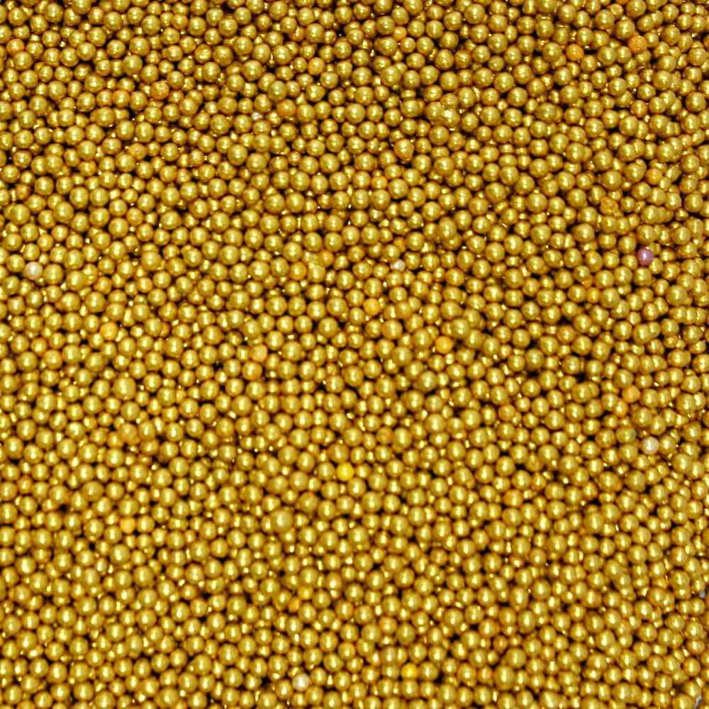 Confect Gold Disco Balls Sprinkles 2 MM