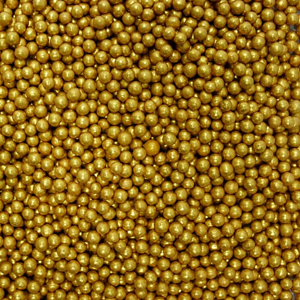 Confect Gold Disco Balls Sprinkles 3 MM