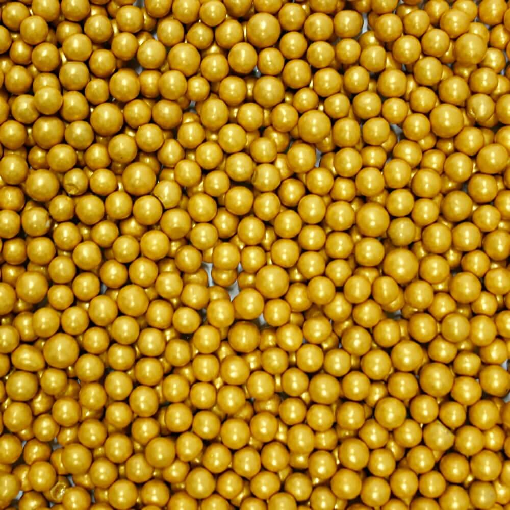 Confect Gold Disco Balls Sprinkles 5 MM