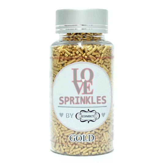 Confect Gold Vermicelli Sprinkles