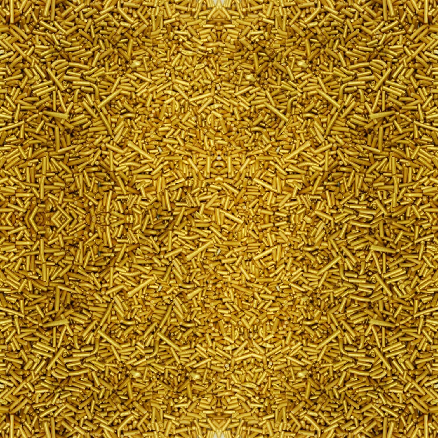 Confect Gold Vermicelli Sprinkles