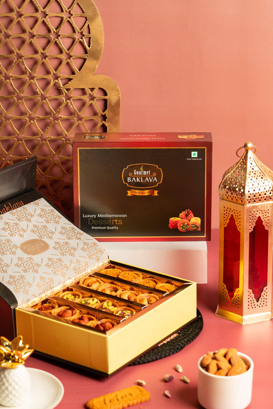 Gourmet Baklava Classic Gift Box Of Assorted Nest Baklava 