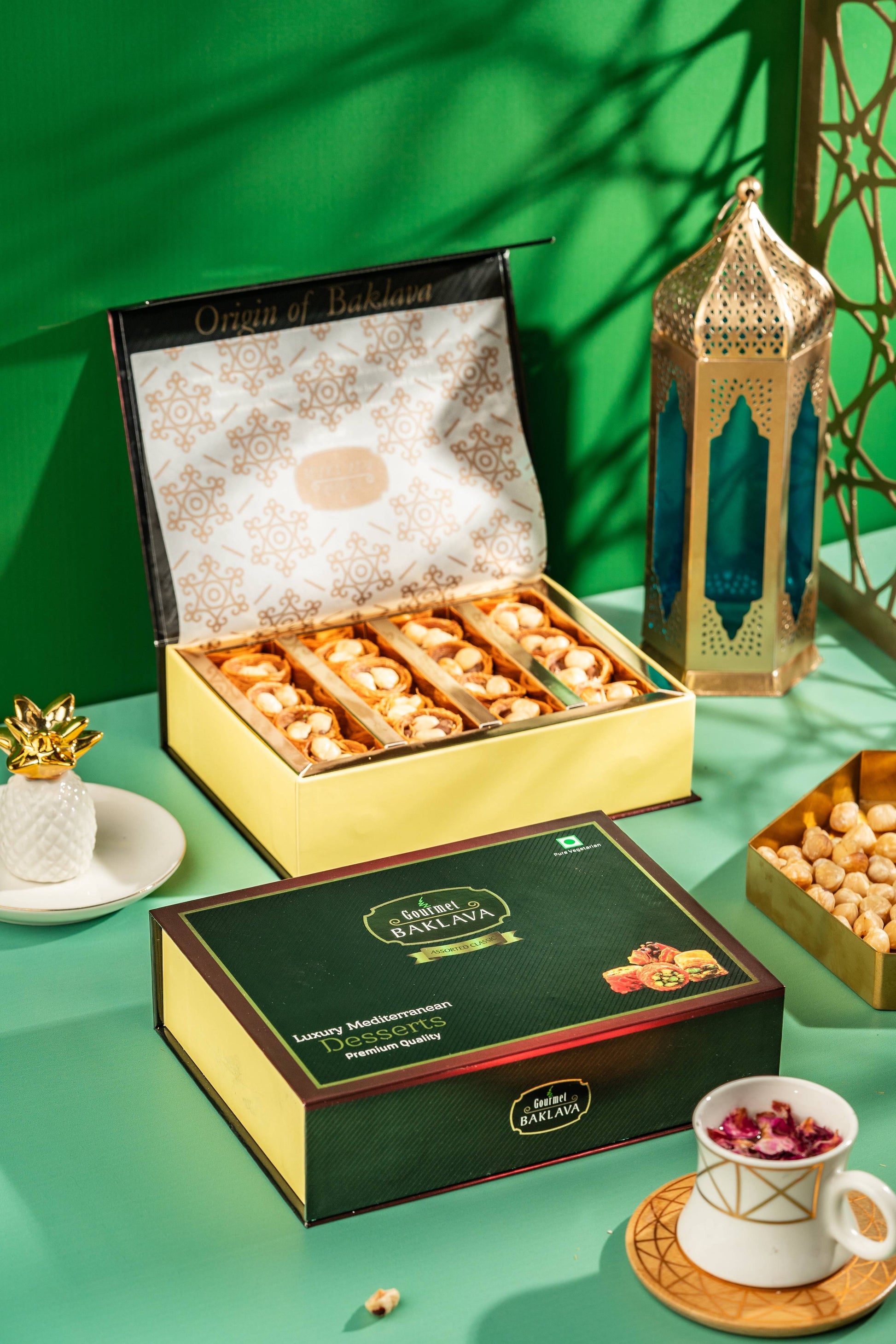 Gourmet Baklava Decadent Hazelnut Nest Baklava 
