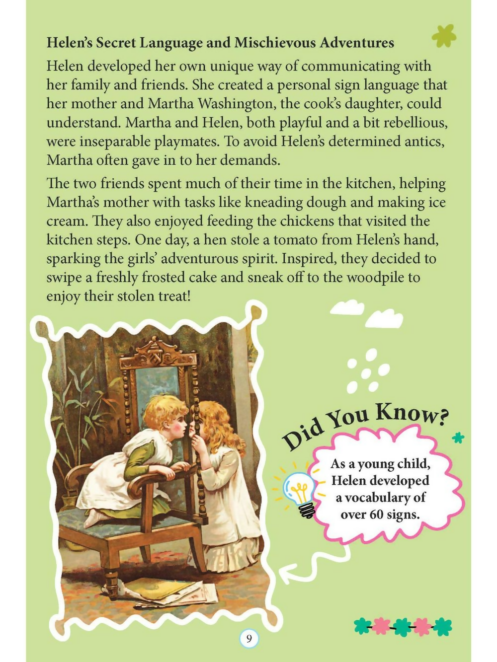 Dreamland Publications Helen Keller Icons of Inspiration Illustrated Biography For Kids